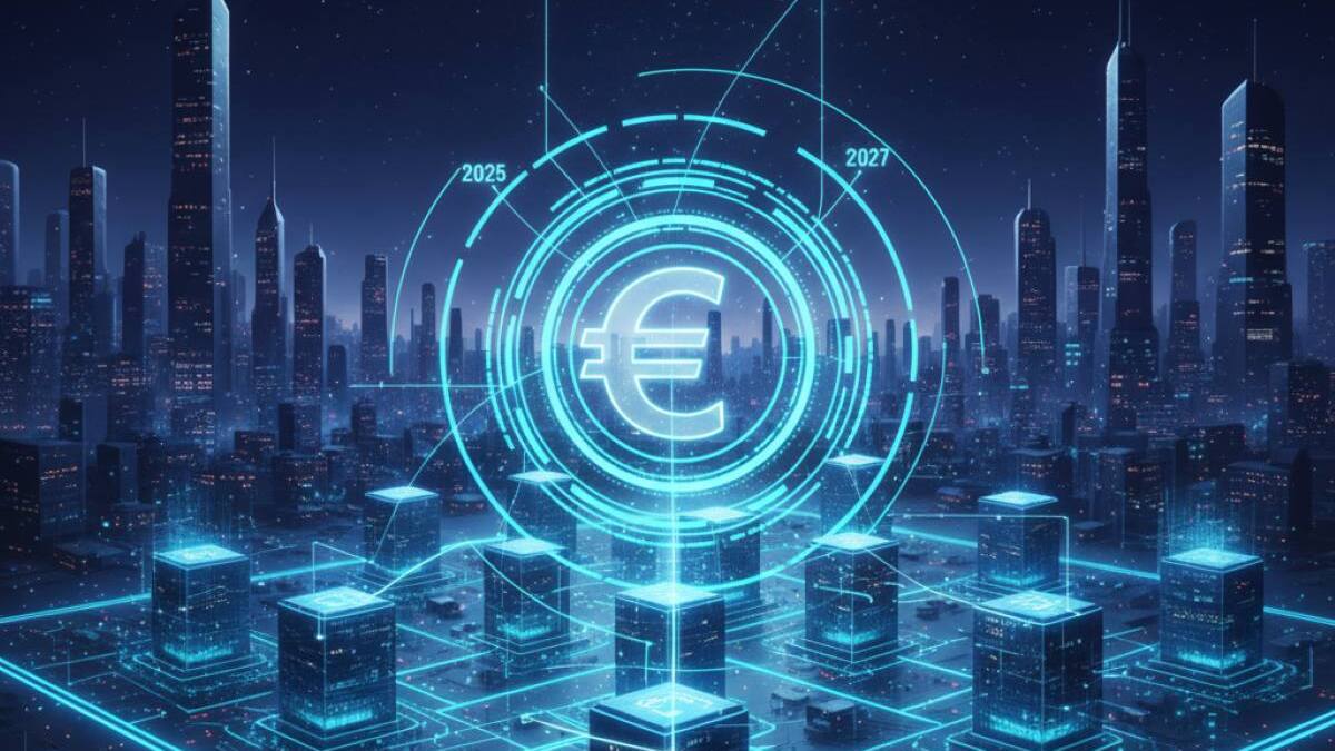 The ECB advances the digital euro project, targeting a 2029 launch amid EU legislative delays and debates over design and independence.