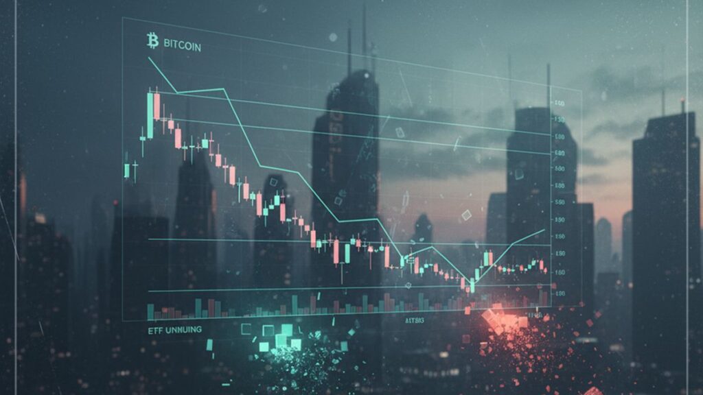 Inflows into cryptocurrency ETFs have dried up, turning negative.