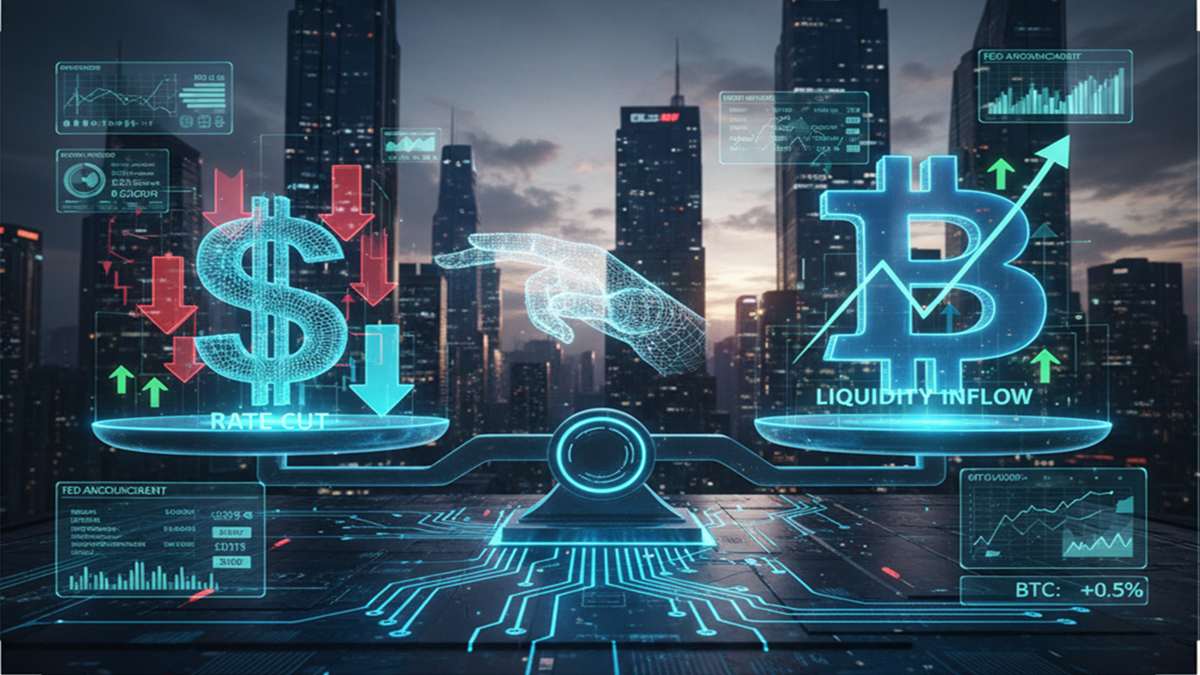 The Fed reduces rates by 25 basis points (to 3.75%-4.00%), the first cut since 2023.