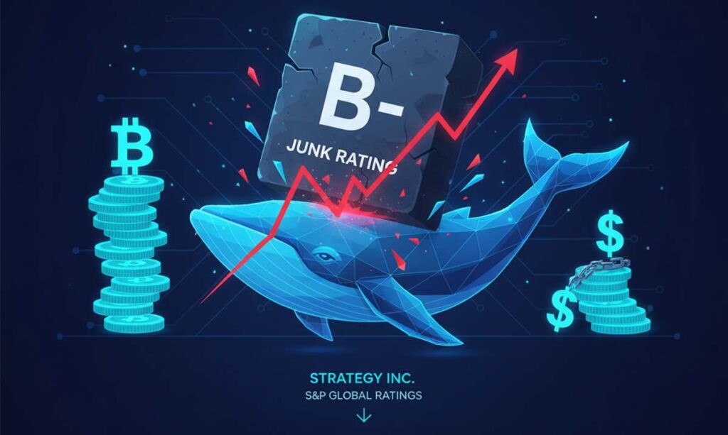 S&P Global Ratings assigns a 'B-' (junk) credit rating to Strategy Inc.