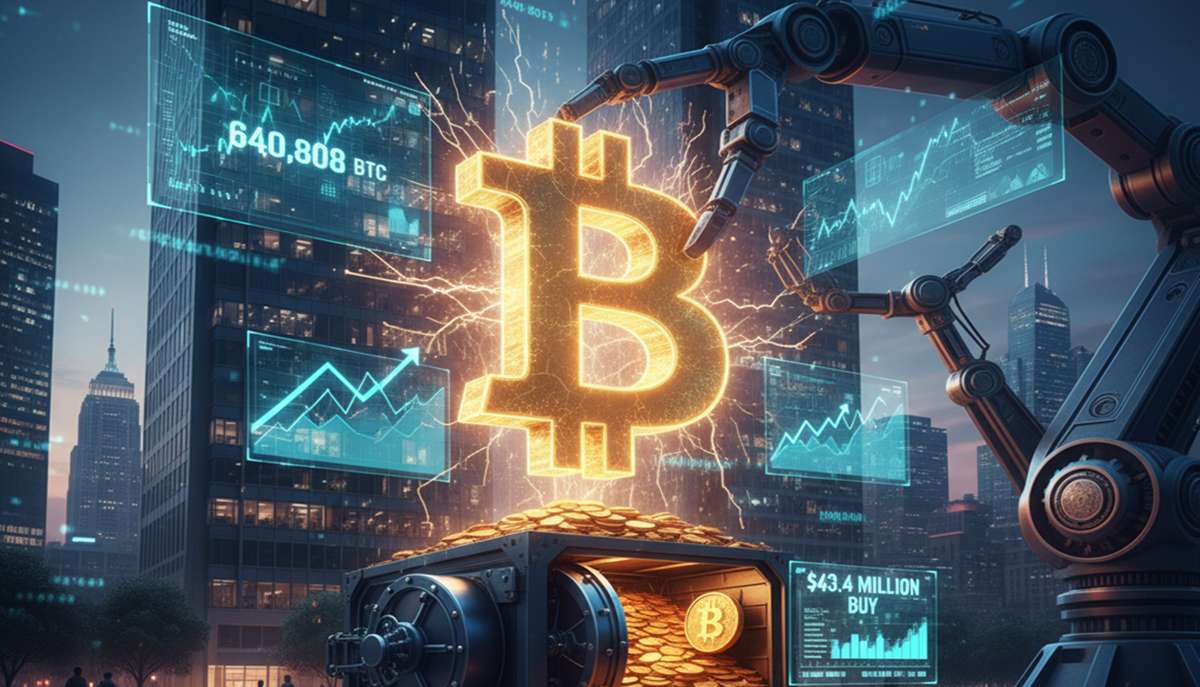 Strategy Inc. acquires an additional 390 BTC for $43.4 million.