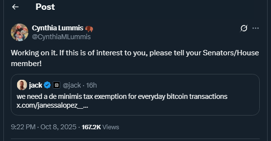 Tweet by CynthiaMLummis