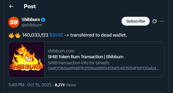 Tweet by shibburn