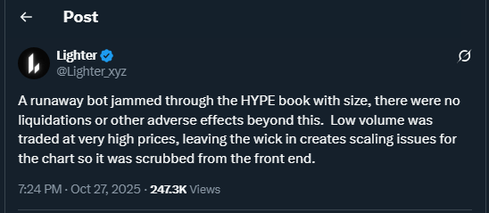 Tweet by Lighter_xyz