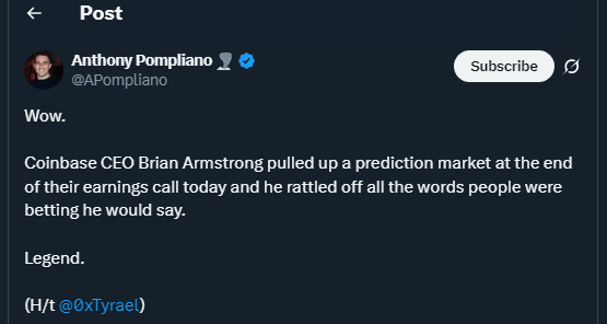 Tweet by APompliano