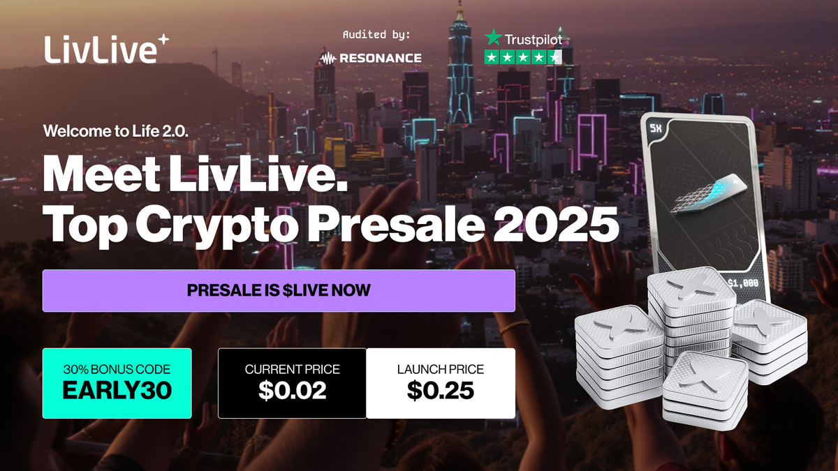 Crypto Price Prediction 2025: Mantle (MNT) and LivLive (LIVE) Dominate October Market News