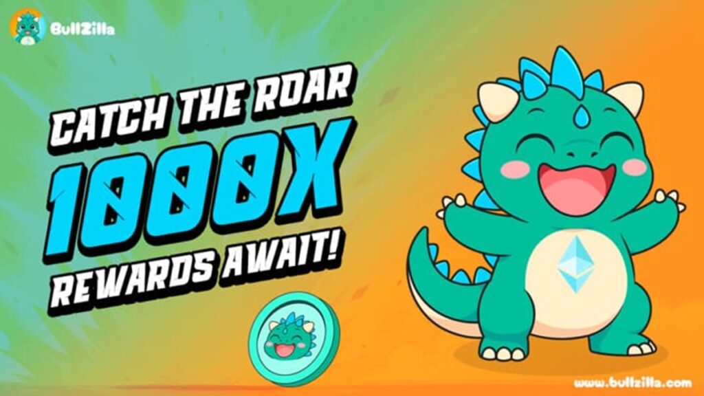 Next big crypto, BullZilla presale, Solana ETF, Stellar price prediction, Roar Burn Mechanism, BZIL ROI potential, Solana price prediction, Solana Crypto, Stellar crypto, crypto presales 2025, Solana staking, 1000x crypto, 100x crypto