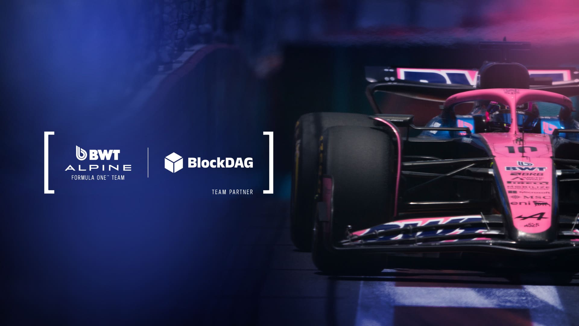 BlockDAG Raises $416M, Signs BWT Alpine Formula 1® Partnership