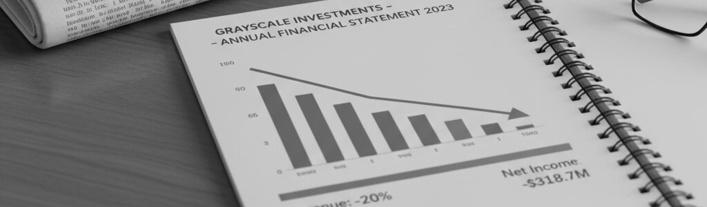 Grayscale reports a 20% revenue decline and $318.7M losses in IPO filing.
