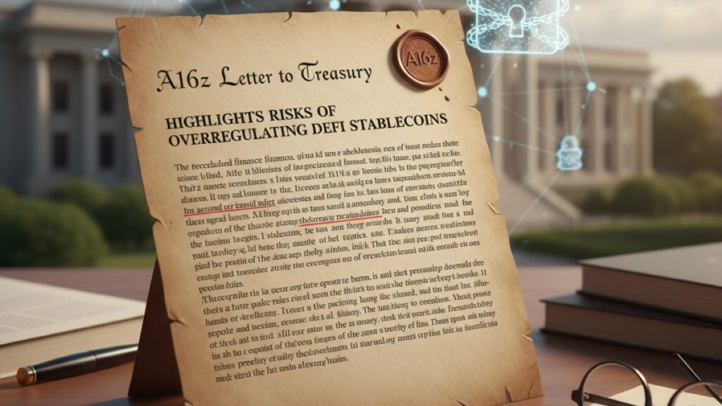 a16z addressed a letter to the U.S. Treasury Department