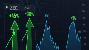 Bitcoin hits a seven-month low as altcoins like ATOM and ZEC surge, driving mixed market sentiment amid volatile trading conditions.