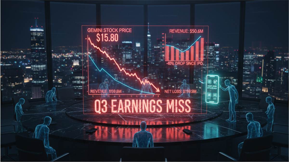 Post-IPO Reality: Gemini Stock Trades Lower After Earnings Report Release -  Crypto Economy
