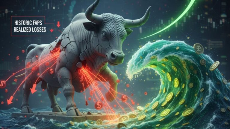 Realized losses on large-cap altcoins drive investors away; ETH, SOL and XRP face supply losses and shaken confidence.