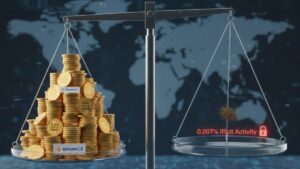 Binance reports only 0.007% of transactions linked to illicit wallets, the lowest among major exchanges, highlighting improved compliance and safety.