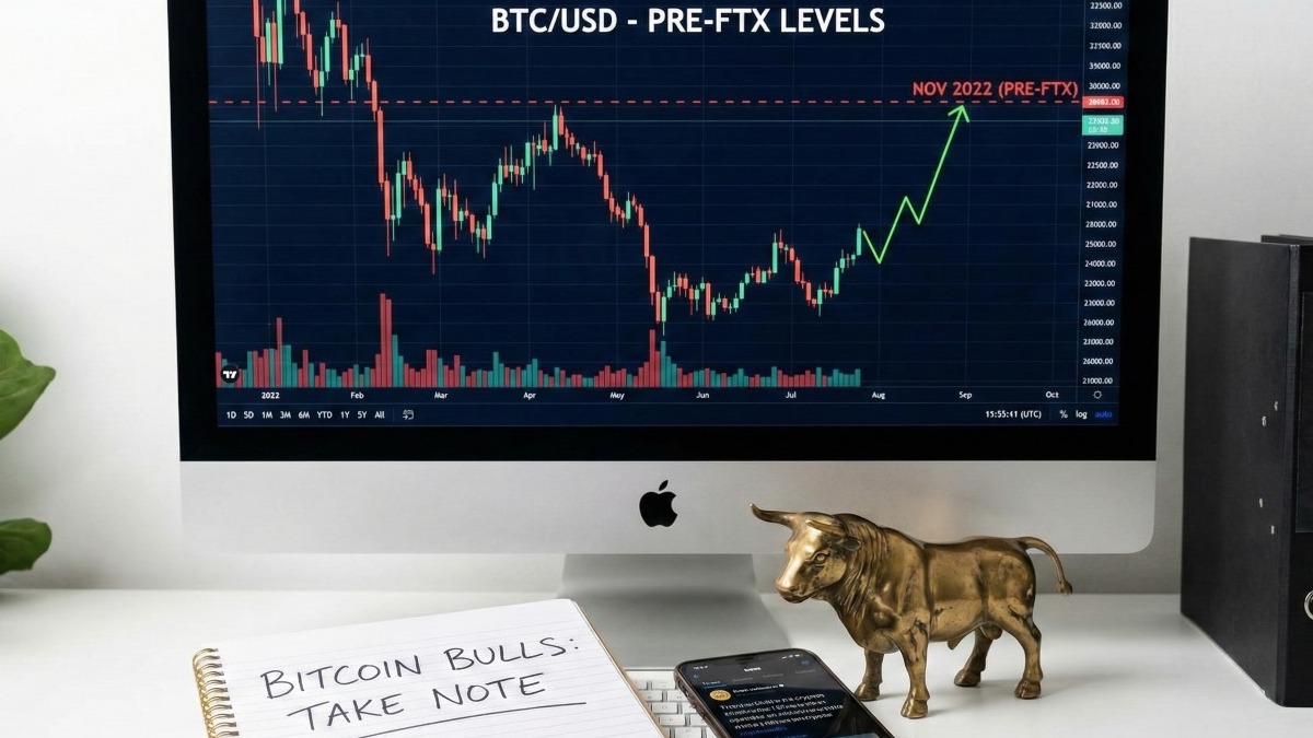 Bitcoin reaches pre-FTX extreme levels, alerting bulls to volatility and possible decisive market moves.