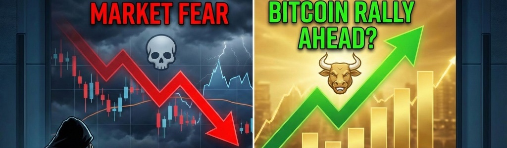Extreme fear and Bitcoin’s death cross point to a potential rally.