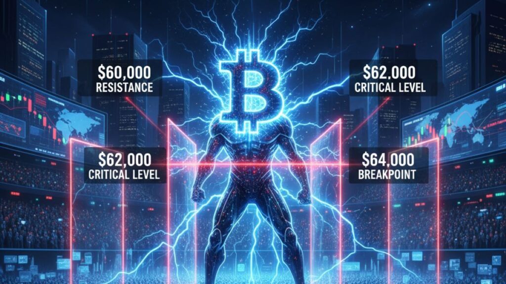 Bitcoin is testing crucial resistance levels this week