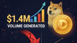 The newly launched DOGE ETF reported roughly $1.4M in first-day trading volume