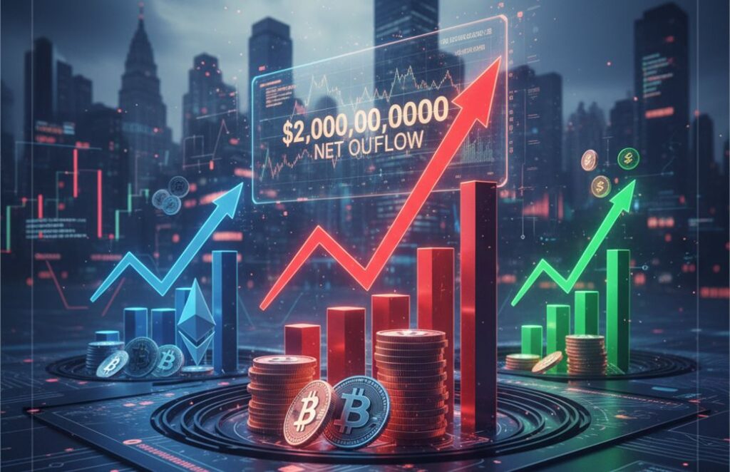 Spot Bitcoin funds accumulated six consecutive days of withdrawals, totaling over $2.04 billion.
