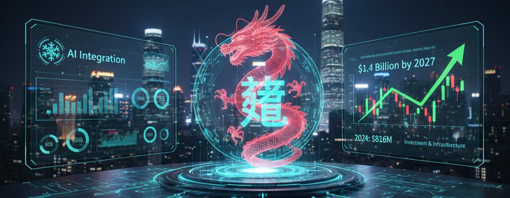 China's blockchain market will grow to $1.4 billion by 2027