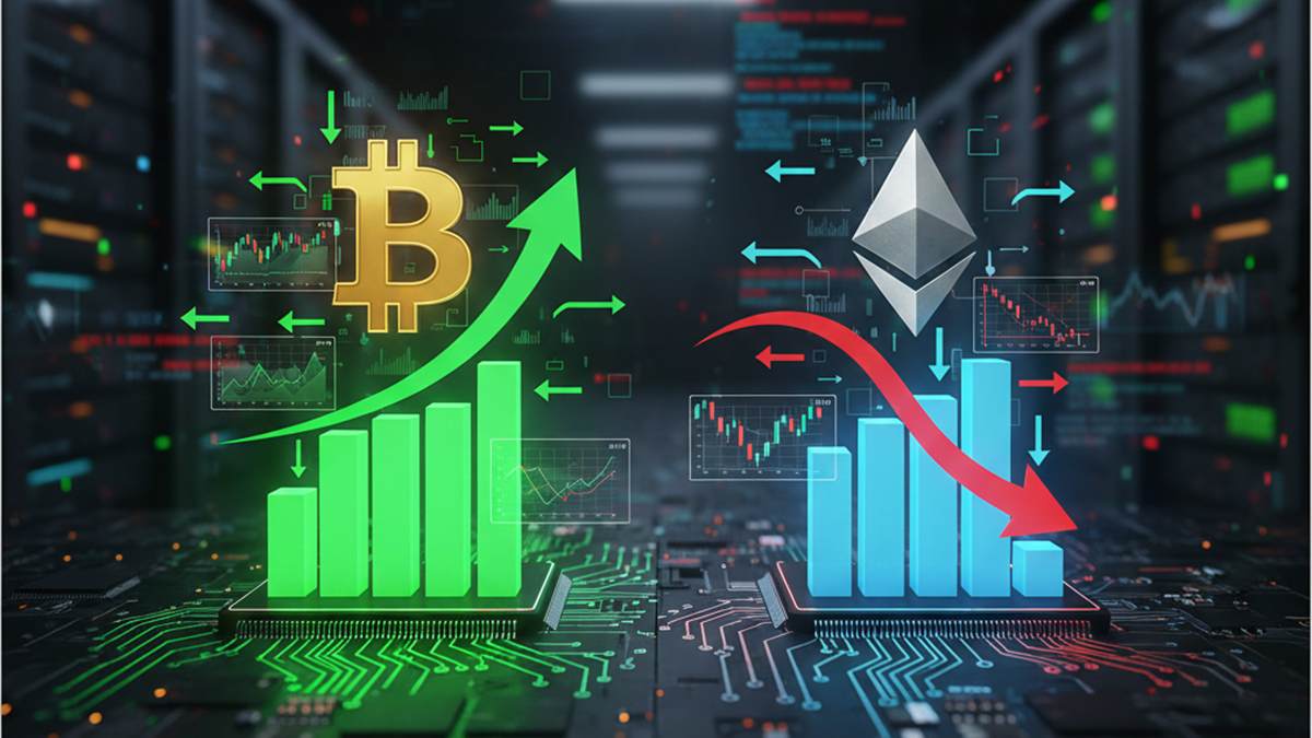 Capital flows into Bitcoin and Ethereum ETFs-
