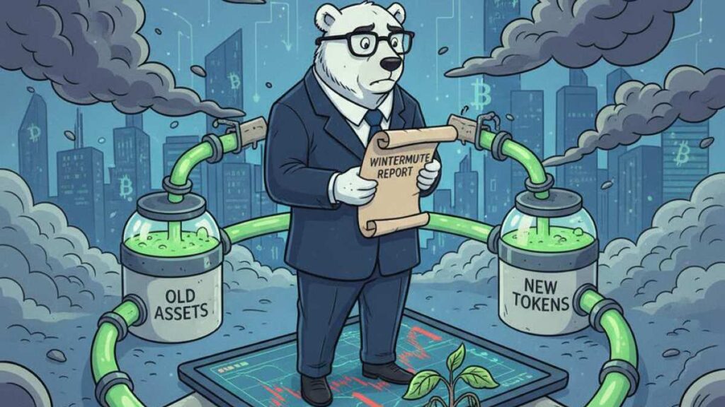 Wintermute warns crypto growth stalls as liquidity recycles internally, signaling a plateau in stablecoins, ETFs, and digital asset treasuries.