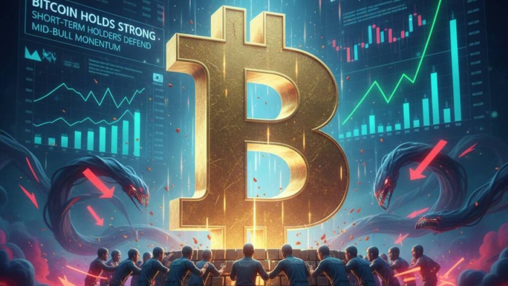 Bitcoin showed resilience against long-term holders (LTH) selling this week, while short-term holders (STH) continue defending key levels