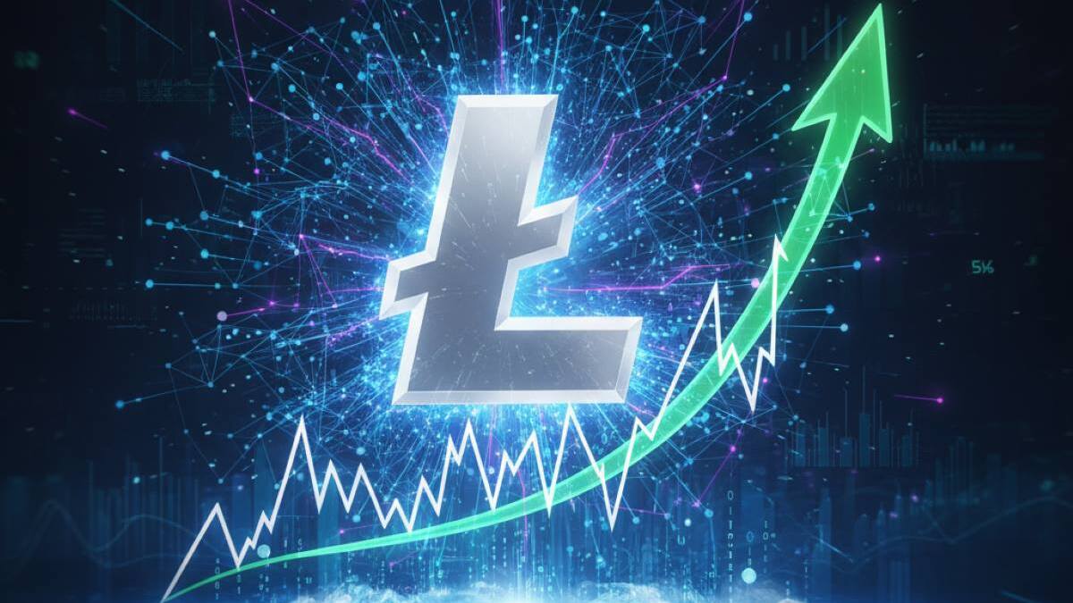Litecoin rebounds toward $100 as on-chain data shows strong network activity and growing transaction volumes.