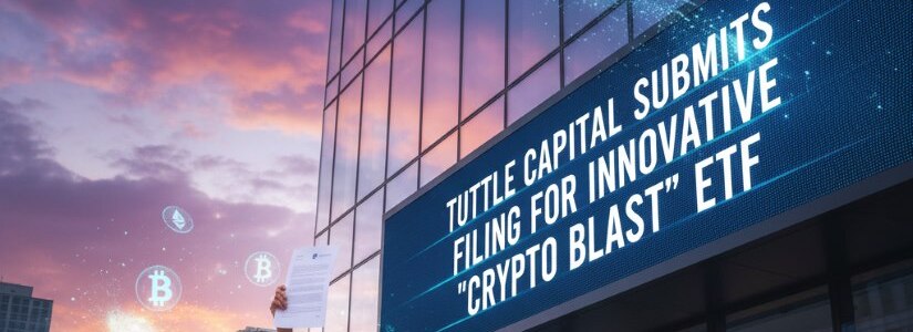 Tuttle Capital filed to launch a leveraged "Crypto Blast" ETF tied to Bitcoin and Ethereum.