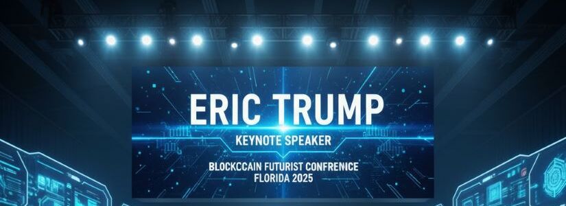 Eric Trump will keynote the Blockchain Futurist Conference Florida 2025 in Miami.