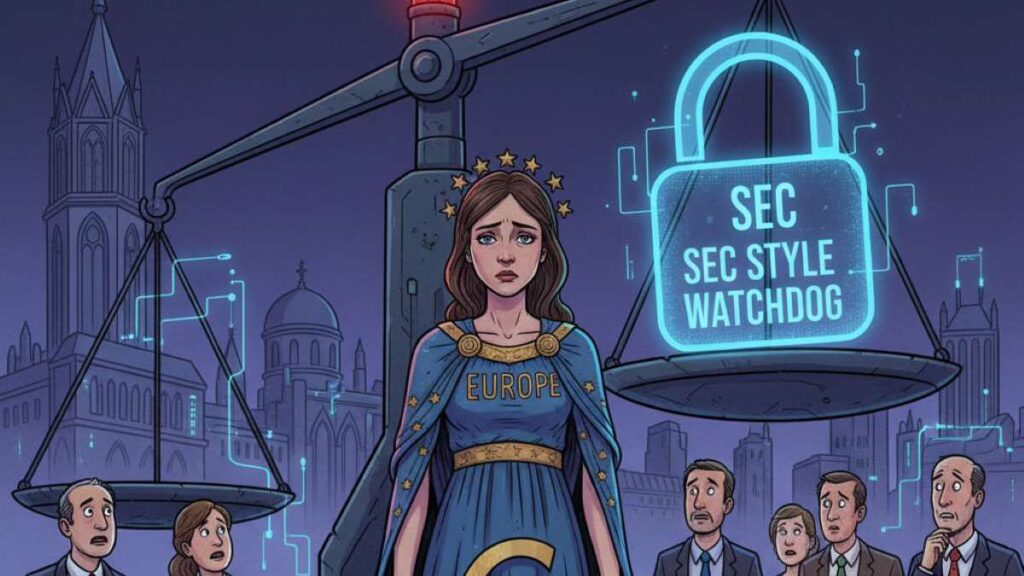 European authorities are exploring the creation of a financial watchdog modeled after the U.S. SEC