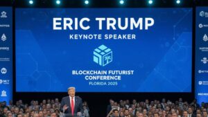 Eric Trump will headline the Blockchain Futurist Conference Florida 2025, signaling rising political and business engagement with Web3 innovation.