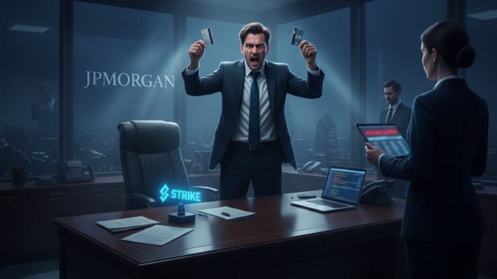 Strike CEO Jack Mallers claimed today on X that JPMorgan abruptly closed his company’s and personal accounts without prior notice