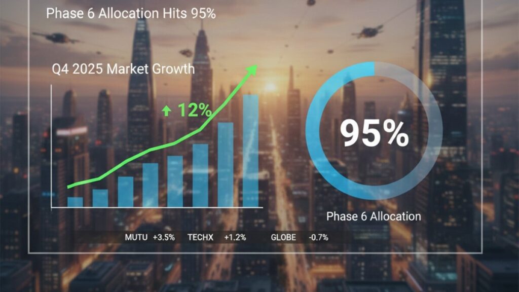 Mutuum Finance reports strong Q4 2025 performance, with Phase 6 allocation reaching 95% and presale growth tripling market expectations.