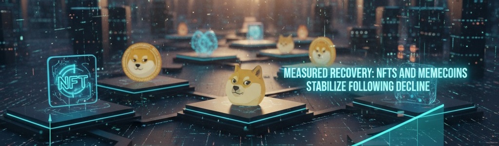 NFT and memecoin markets are stabilizing after sharp declines.