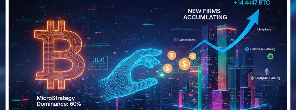 Strategy's share of total corporate holdings descends from 75% to 60% 
