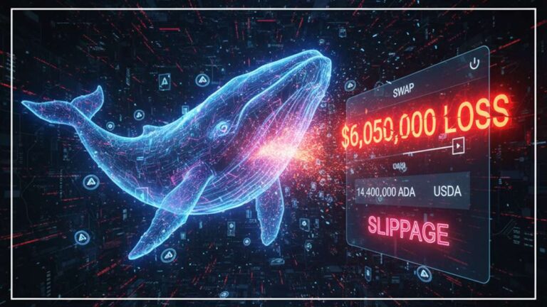 Cardano's whale loses millions-