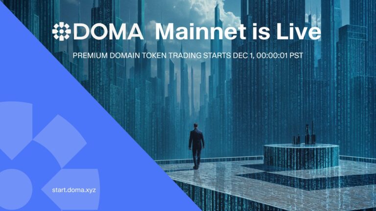 Mainnet Live: Doma Protocol Brings Domain Infrastructure Into DeFi’s $360B RWA Market