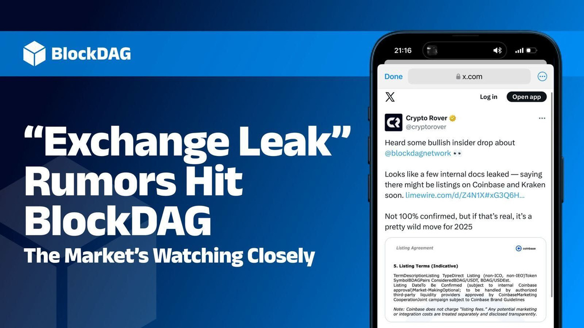 BlockDAG’s $435M Presale Surge & Exchange Leak Redefine Top Crypto Assets Beyond SEI and Celestia