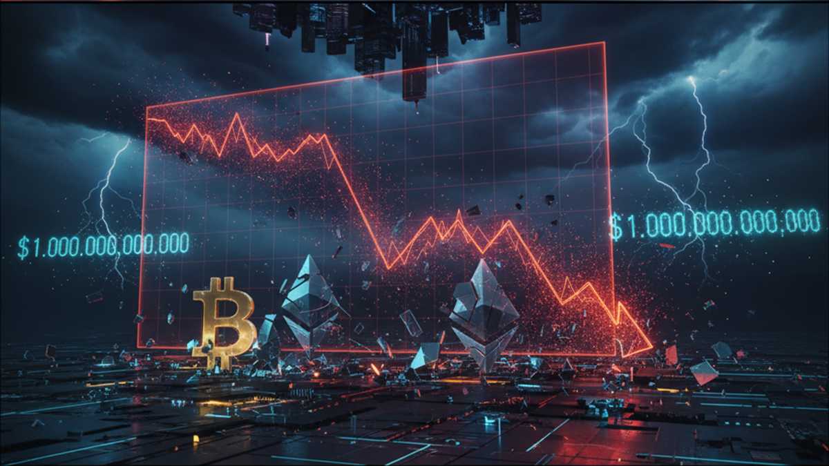 The crypto market capitalization fell from $4.3 trillion to $3.4 trillion, a loss of nearly $1 trillion in one month.