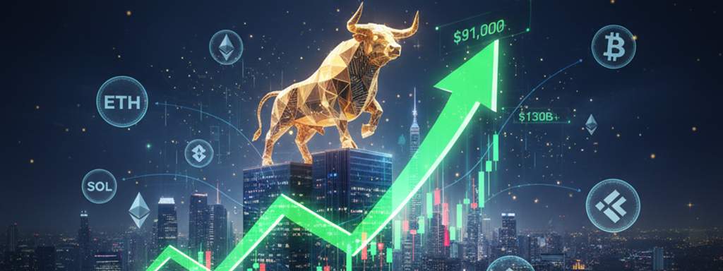 Cryptocurrency markets add $130 billion-