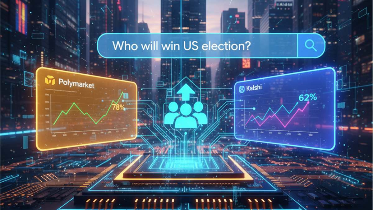 Google will integrate live forecasts from Polymarket and Kalshi into its Search results.