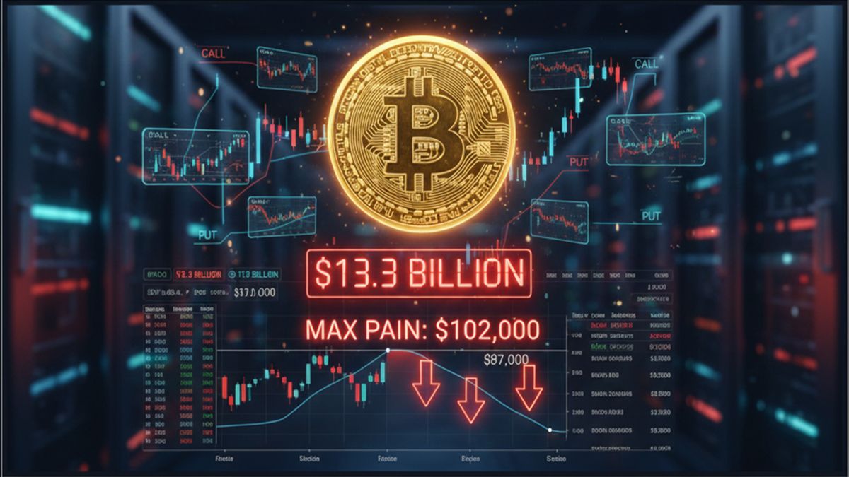 Bitcoin Faces $13.3B Options Expiry as Price Trades Below Max Pain - Crypto  Economy