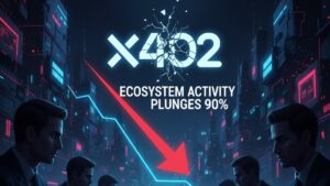 x402 ecosystem activity drops 90%