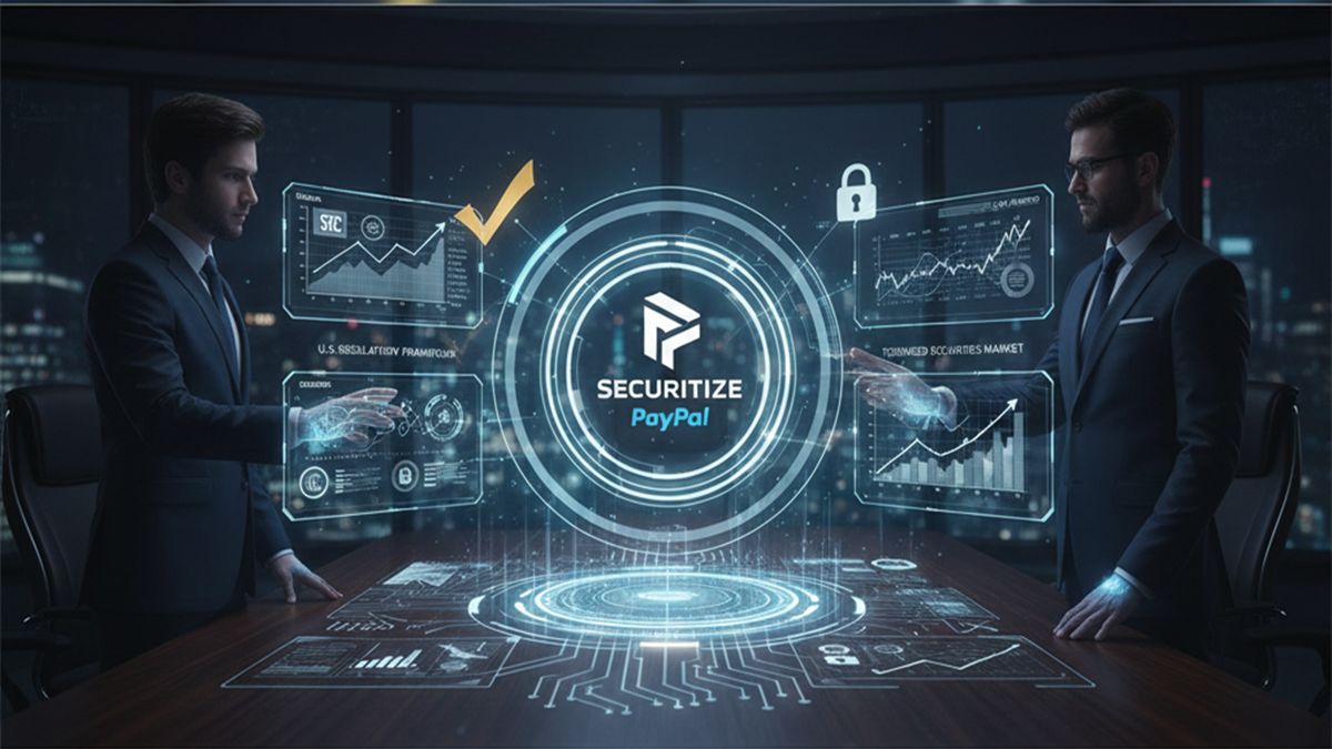 PayPal Exec Joins Securitize as Firm Says U.S. Is Ready for Tokenized Stocks