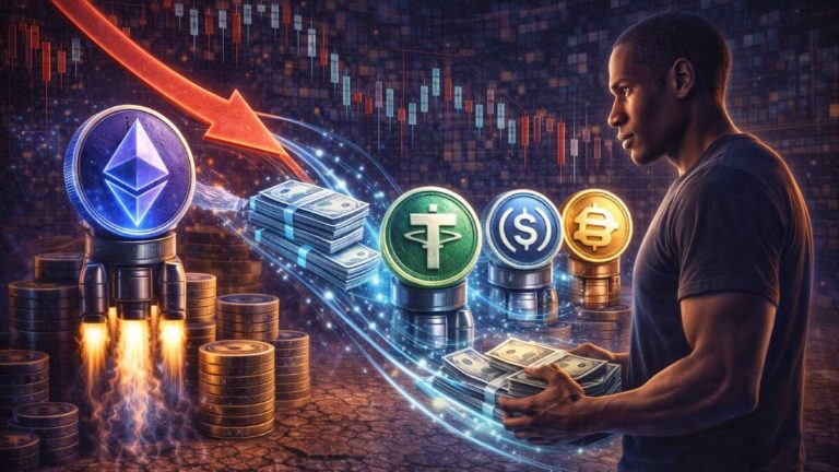 Arthur Hayes shifted millions from ETH to exchanges, boosted USDC to over 60% of his $73.9M portfolio, and bought DeFi tokens.