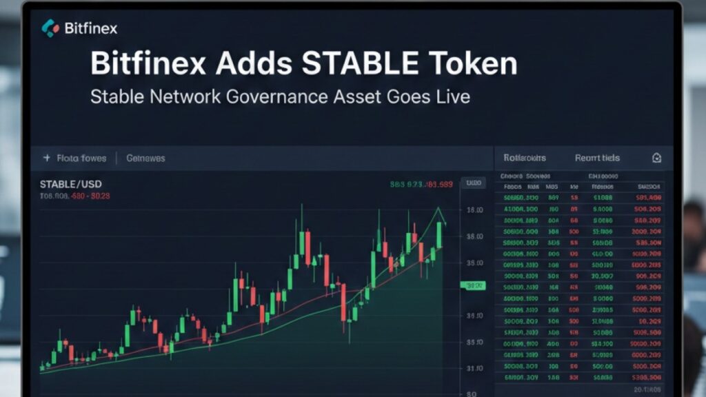 Bitfinex announced that it has listed the STABLE token, the governance asset of the newly launched Stable Network
