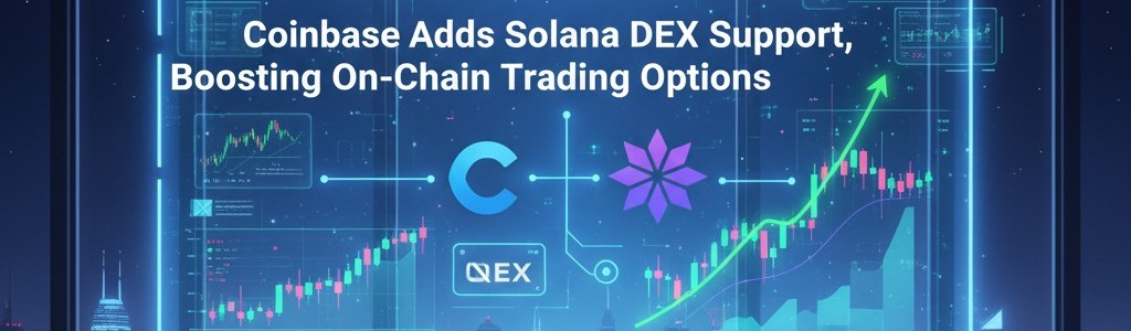 Coinbase has added Solana based DEX trading inside its app
