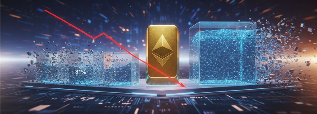 Collapse of Ether purchases by companies-