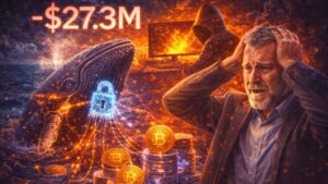 A whale lost $27.3M after a 1-of-1 multisig compromise; funds moved via Tornado Cash as analysts flag Aave and multisig risks.